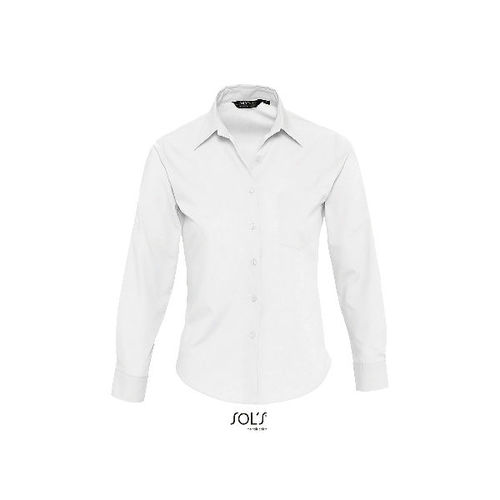CHEMISE FEMME POPELINE MANCHES LONGUES