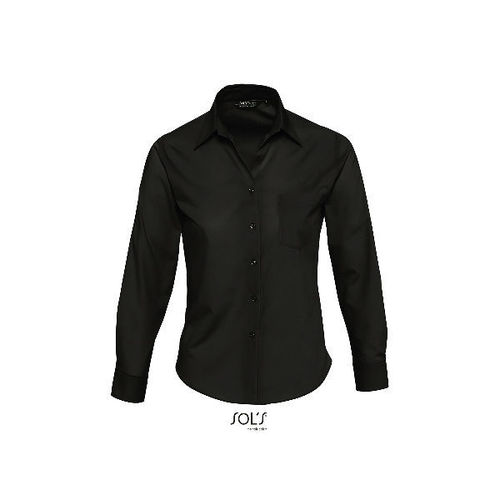 CHEMISE FEMME POPELINE MANCHES LONGUES