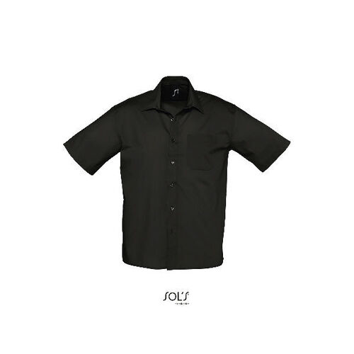 CHEMISE HOMME POPELINE MANCHES COURTES