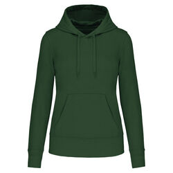 Sweat-shirt &agrave; capuche K4028 FOREST GREEN
