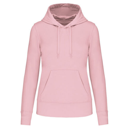 Sweat-shirt &agrave; capuche K4028 PALE PINK