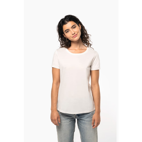 3-26 - TEE-SHIRT COL ROND FEMME