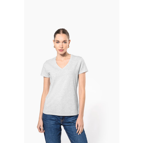 3-24 - TEE-SHIRT COL EN V FEMME