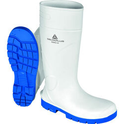 Bottes de s&eacute;curit&eacute; KEMIS S4 SRC CI BLANC BLEU Coutances