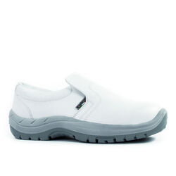 Mocassins de s&eacute;curit&eacute; homme PLUTONE S2 SRC BLANC Coutances