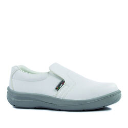 Mocassins de s&eacute;curit&eacute; femme STELLA S2 SRA BLANC Coutances