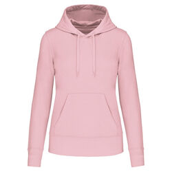 Sweat-shirt &agrave; capuche K4028 PALE PINK Coutances