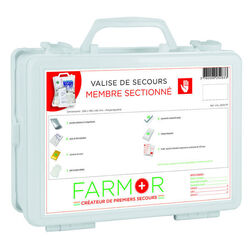 Valise secours MEMBRE SECTIONN&Eacute;