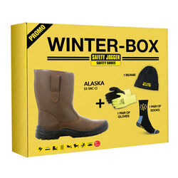 Box bottes fourr&eacute;es cuir + gants + chaussettes + bonnet Coutances